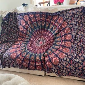 Mandala Tapestry Wall Hanging Bohemian Bedspread